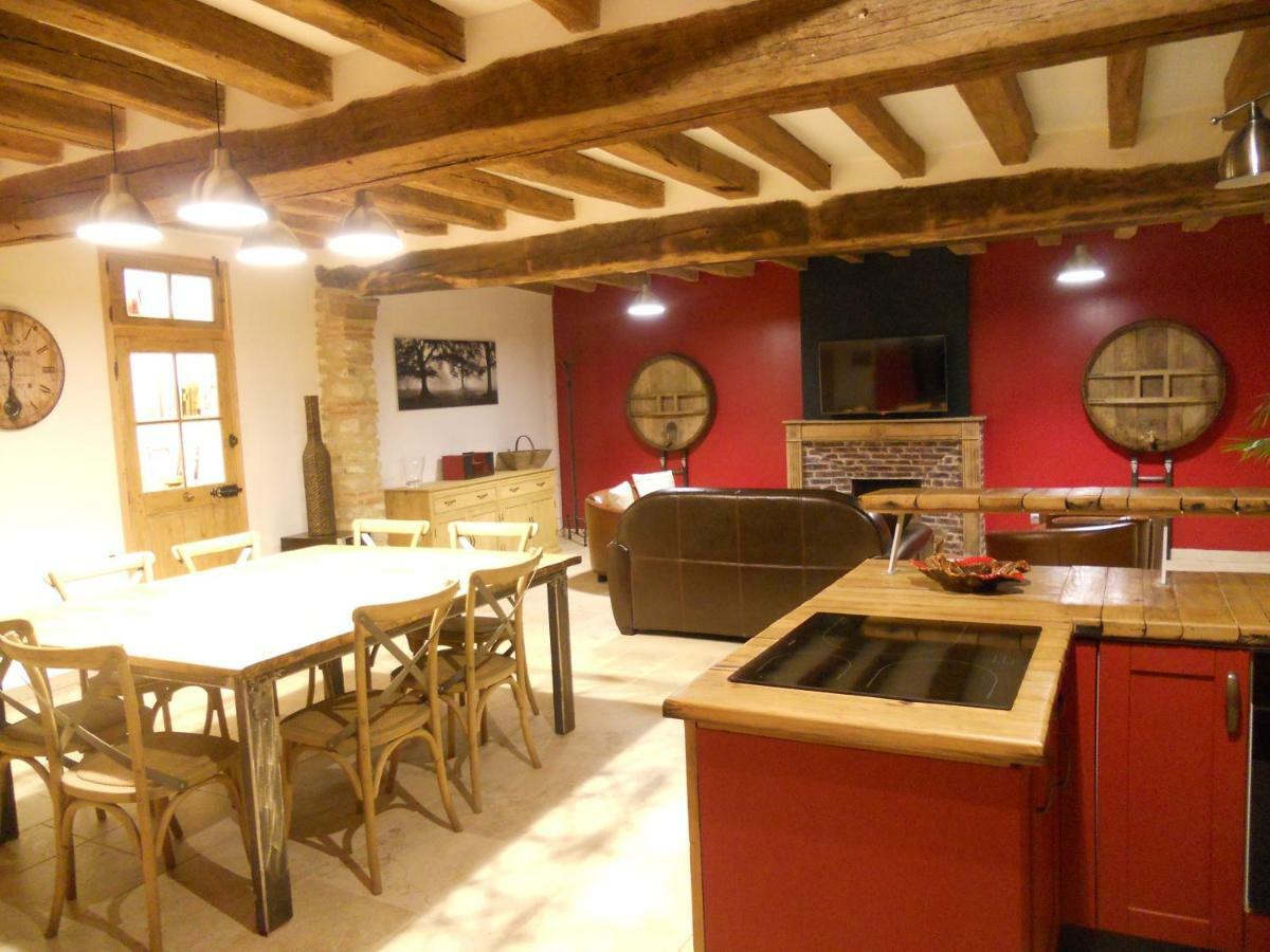 Gite La Nuit Etoilee Chez Champagne Mathelin Mareuil-le-Port Exterior foto